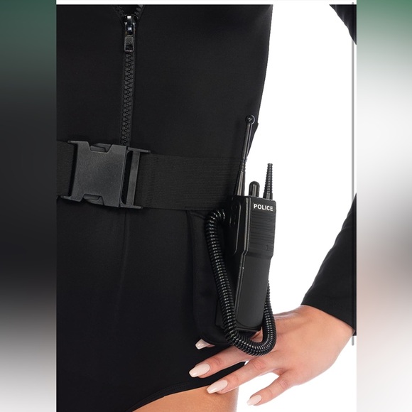 Leg Avenue womens 5 Pc Swat Team Babe Costume - Picture 5 of 7